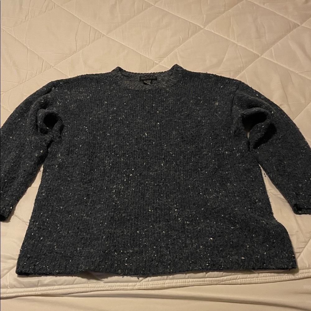 The Limited Women's Dark Blue Crew Neck Sweater
